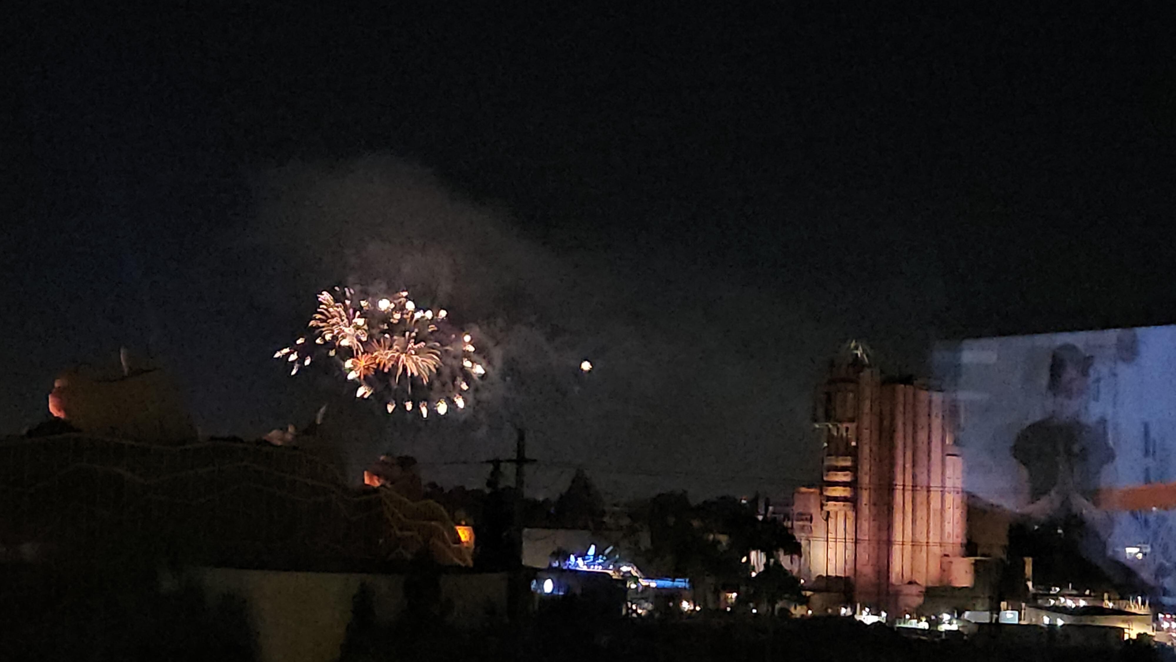 Fireworks from our window.