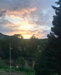 Sunset from the deck