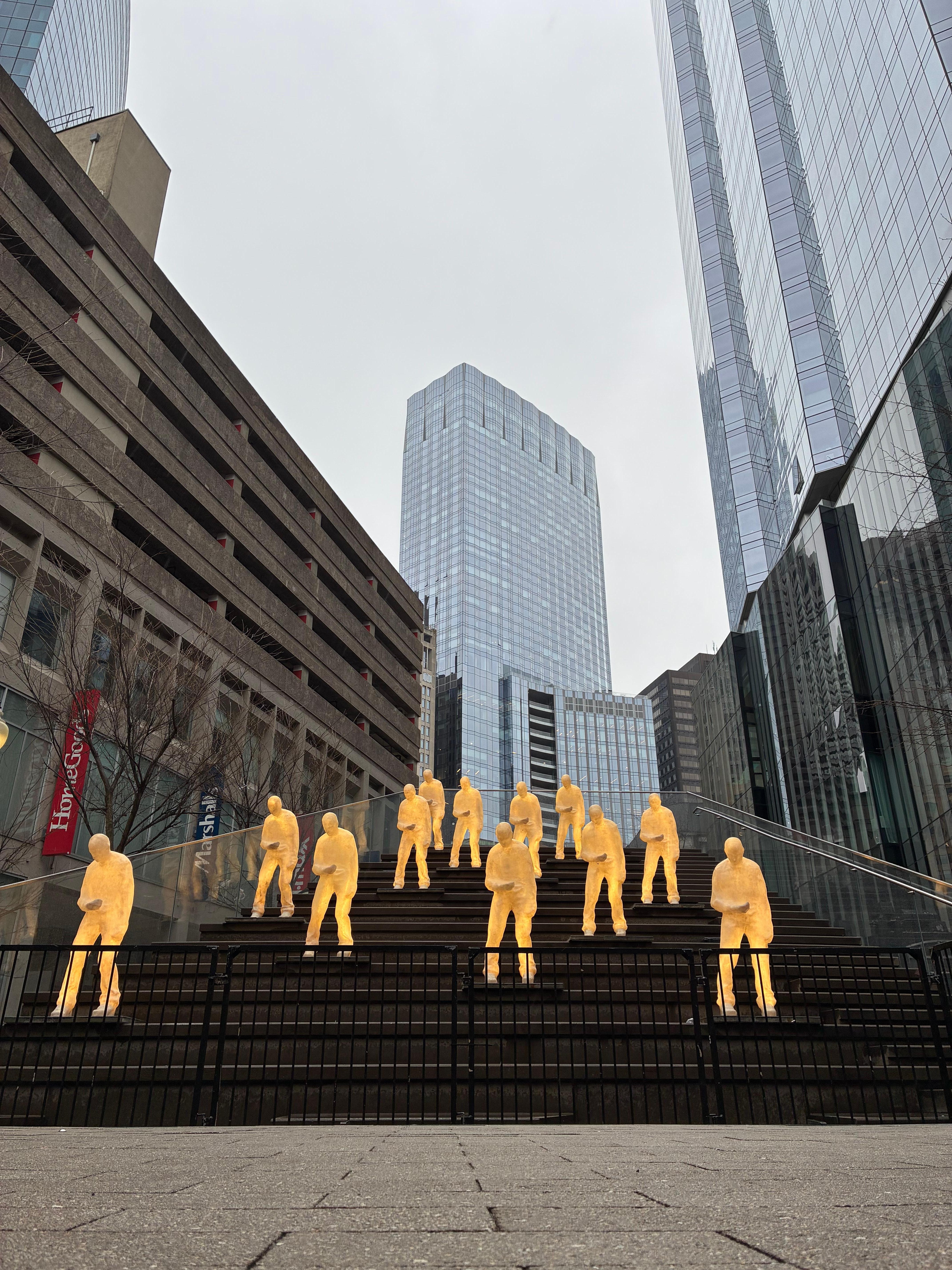 Winter light (art) installation 