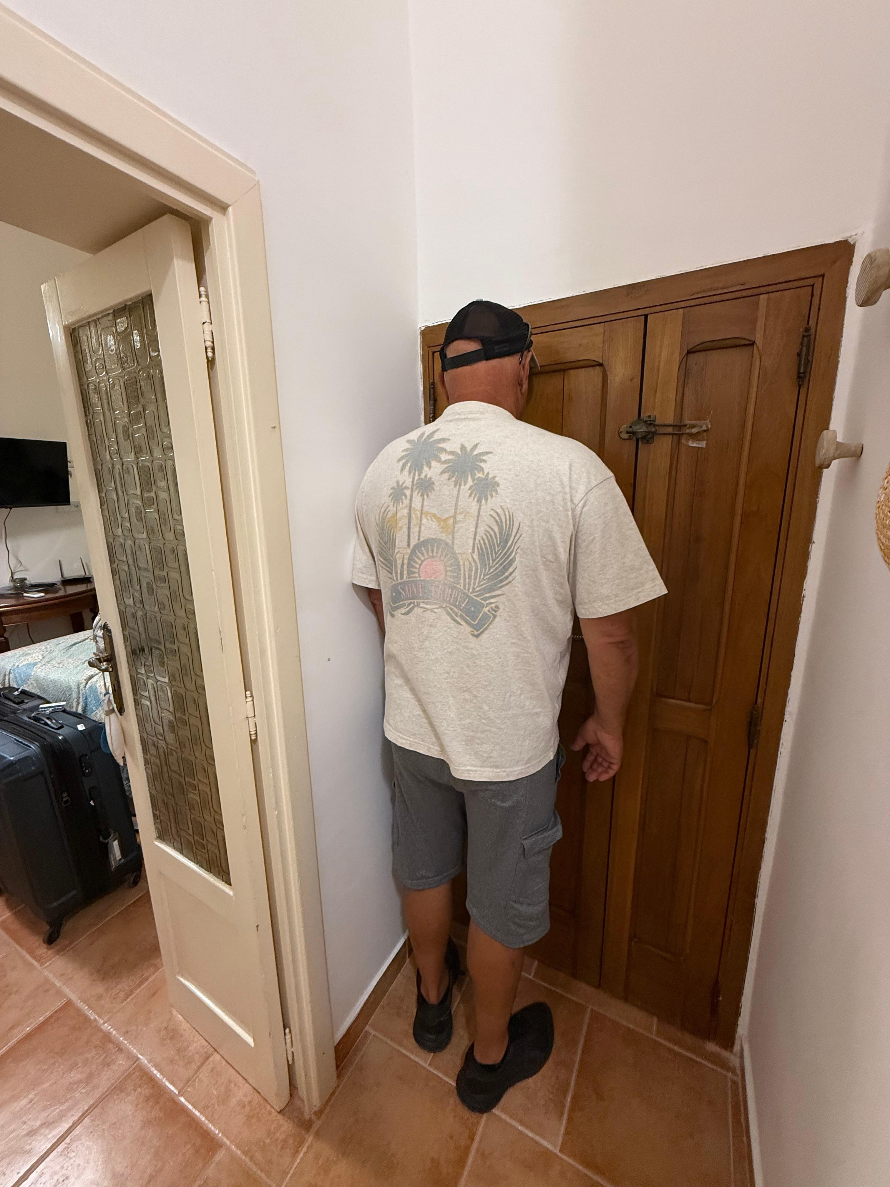 Front door and 5’11 adult.