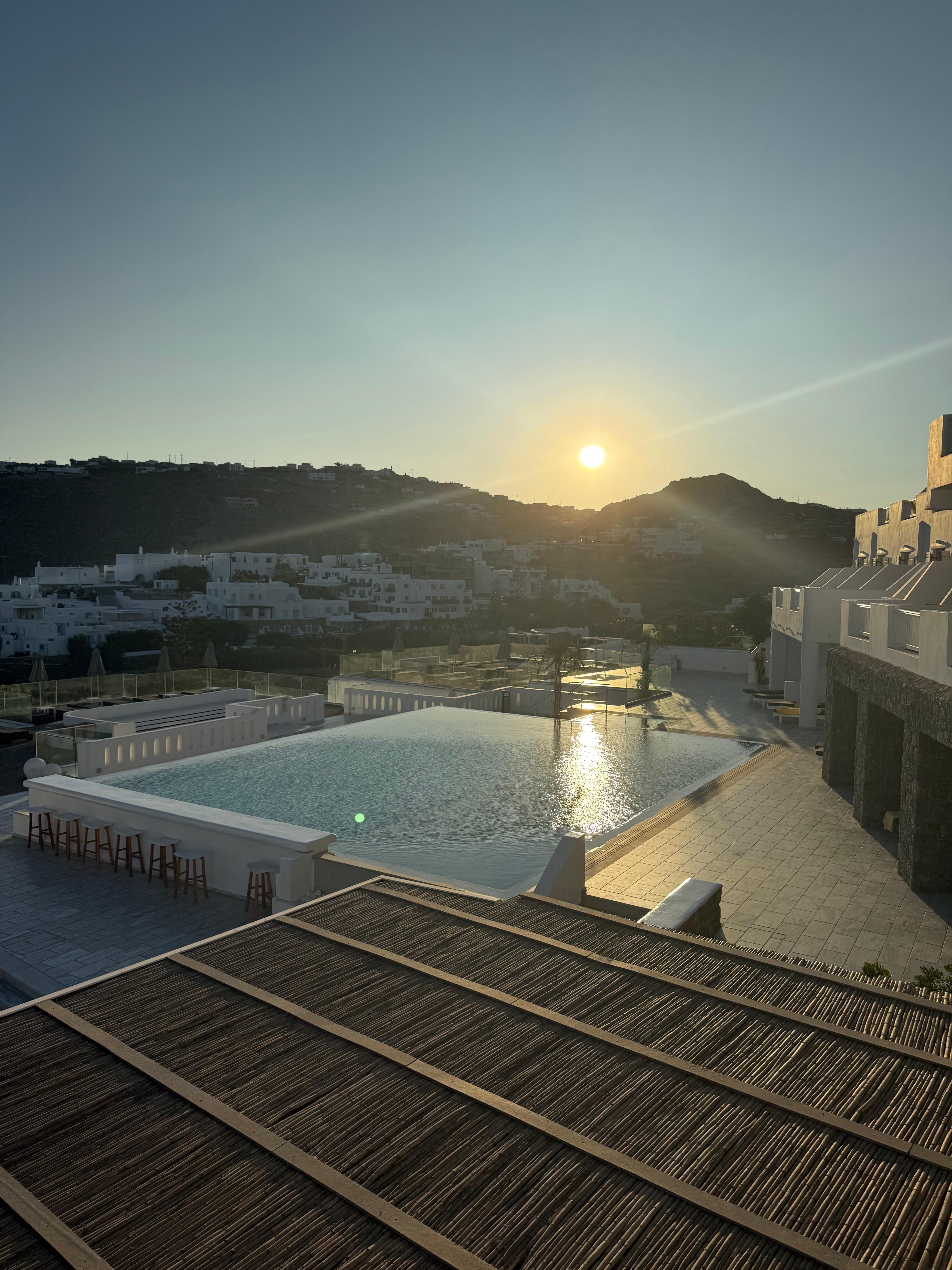 Sunset from room