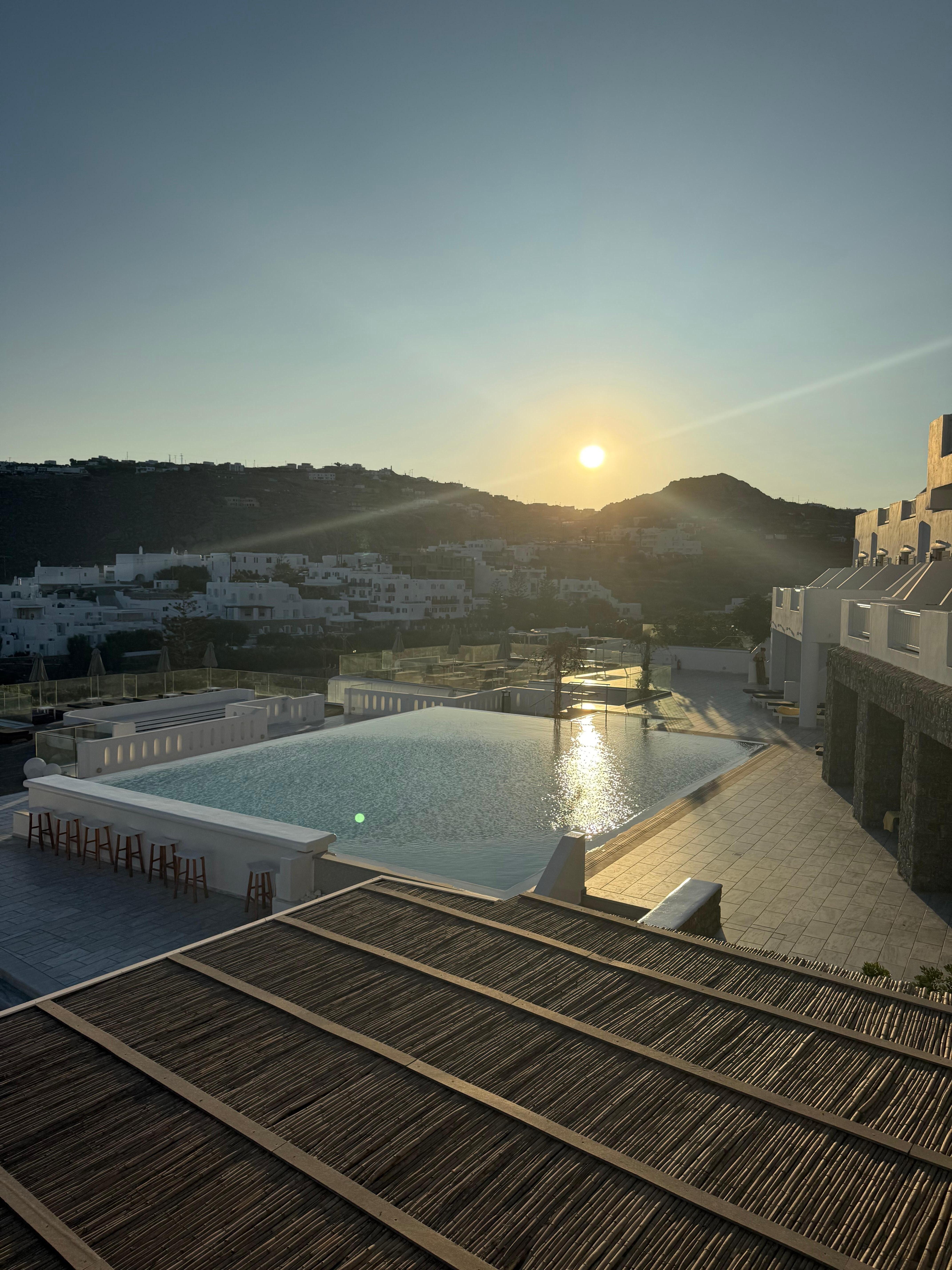 Sunset from room