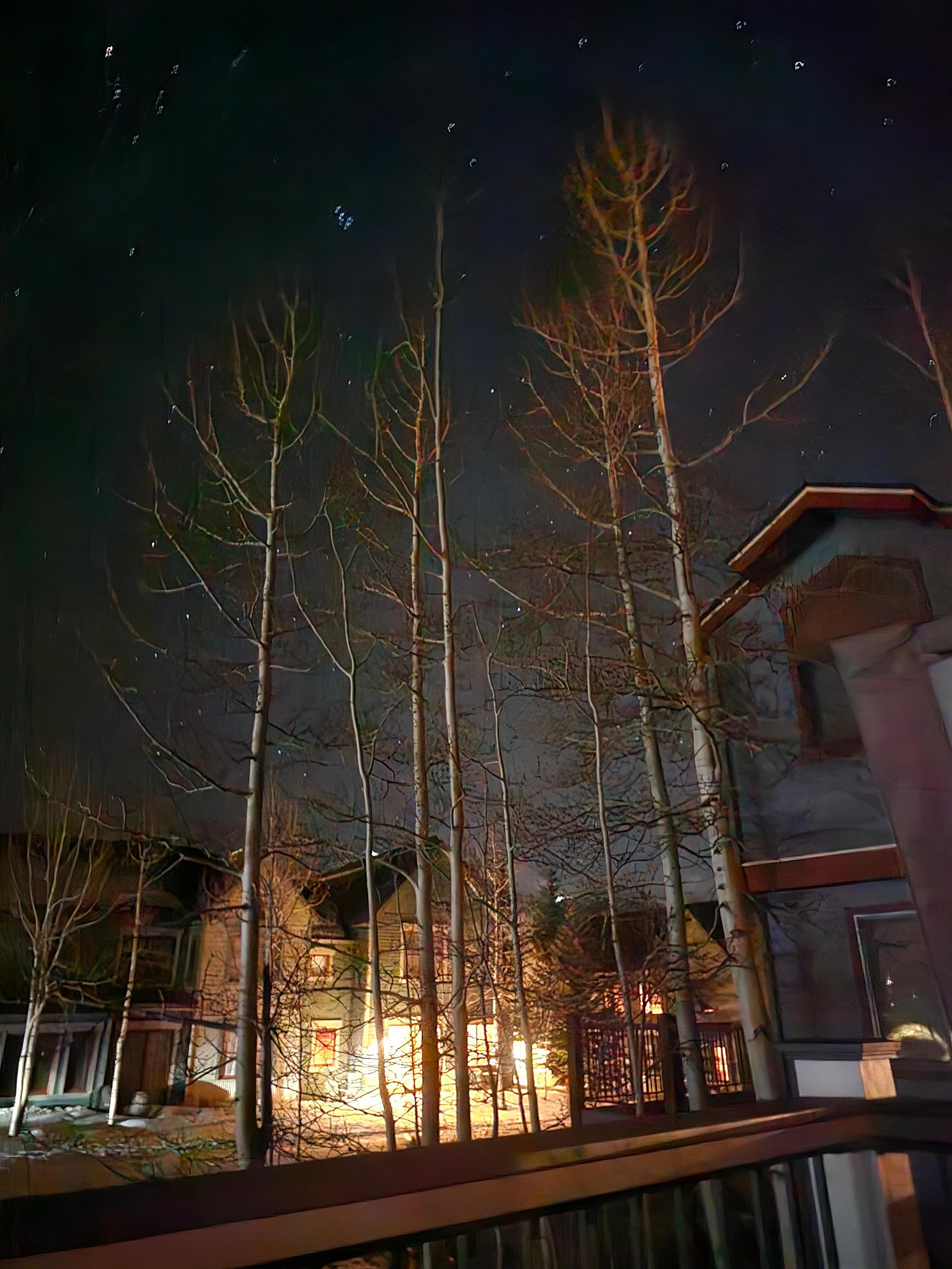 Evening View from Hot Tub