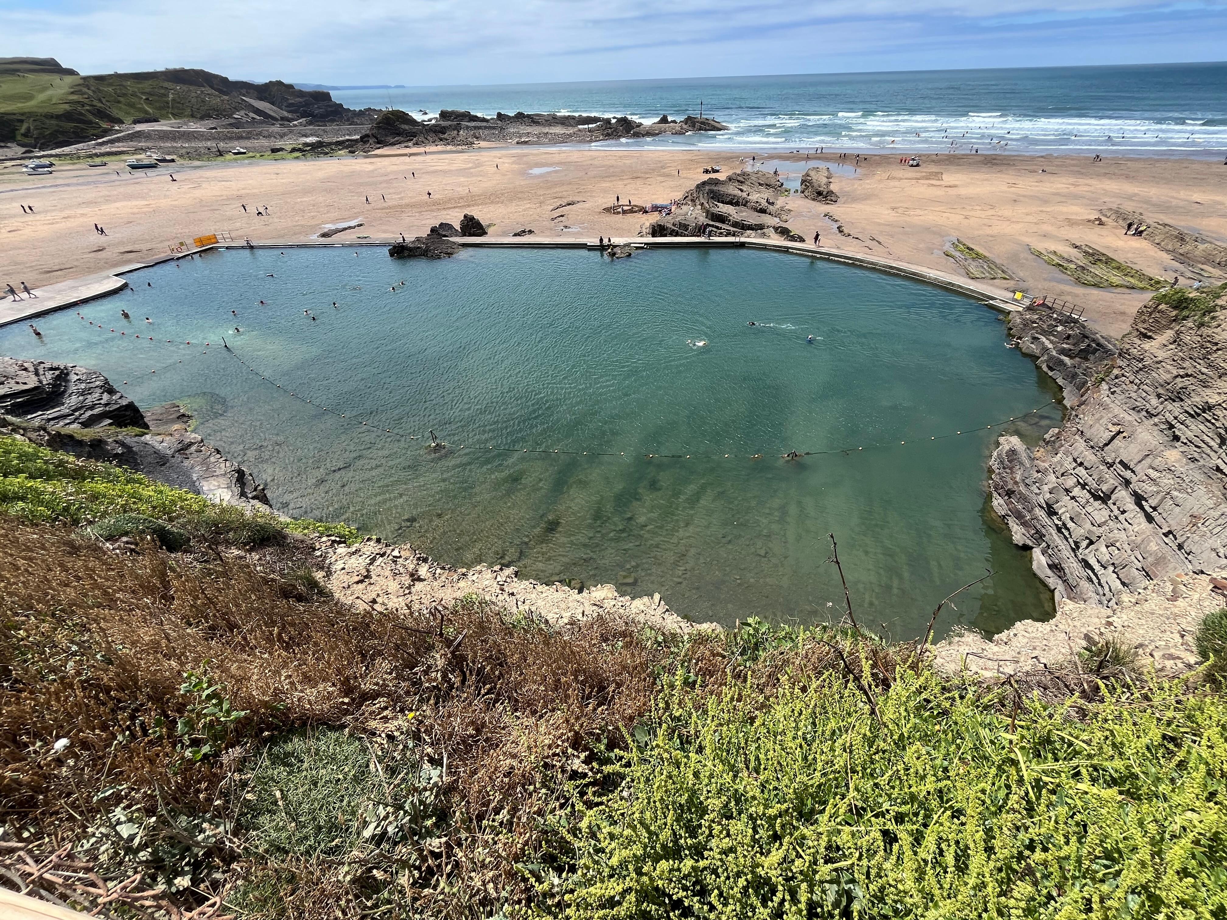 Beach pool at Summertleaze Beach