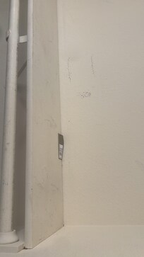 Dirty walls from who know what’s