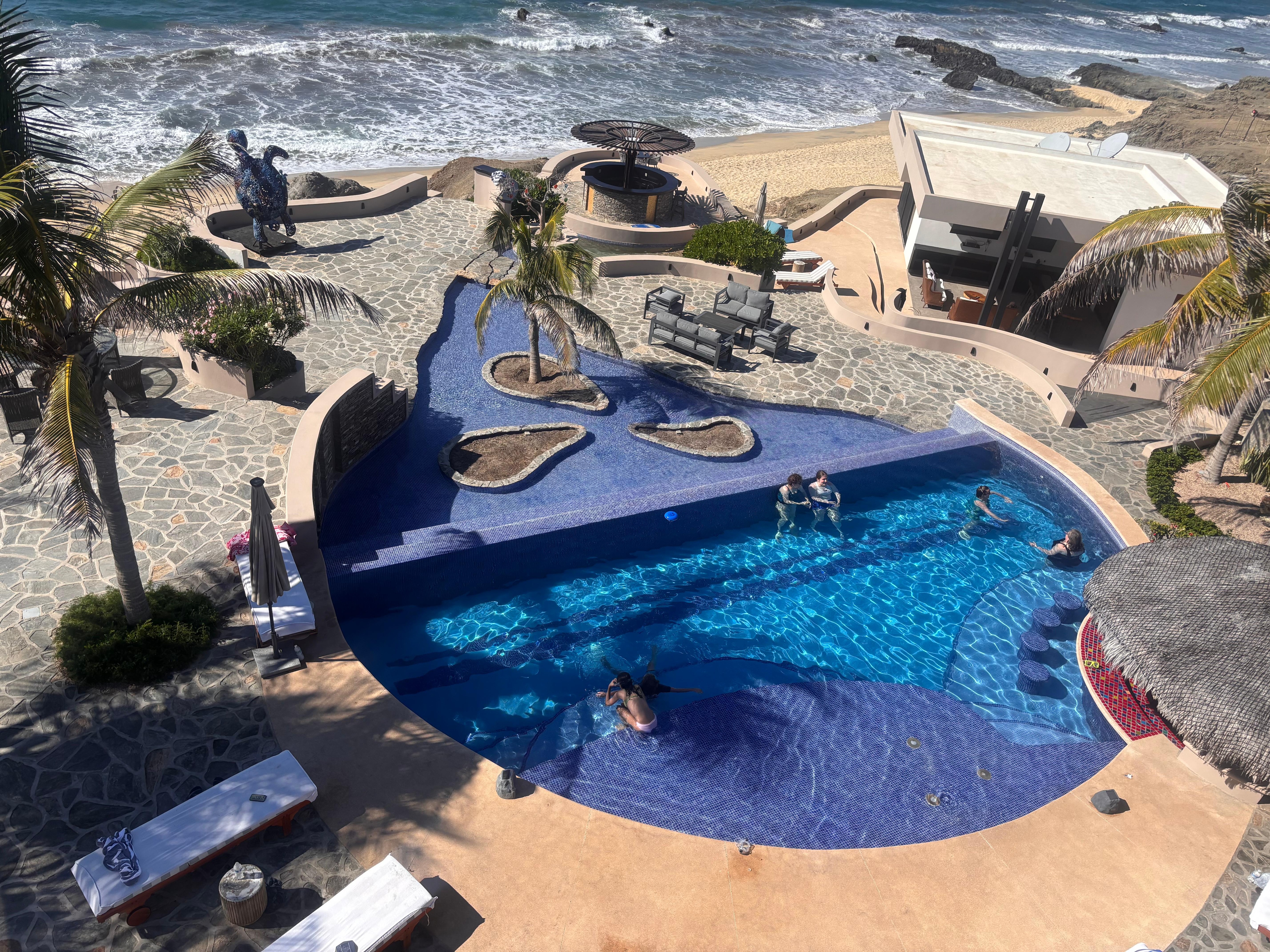 Magnificent front entrance 