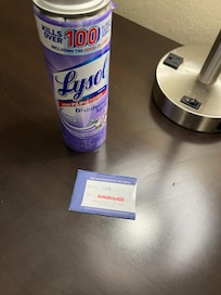 Had to get a can of Lysol from the front desk