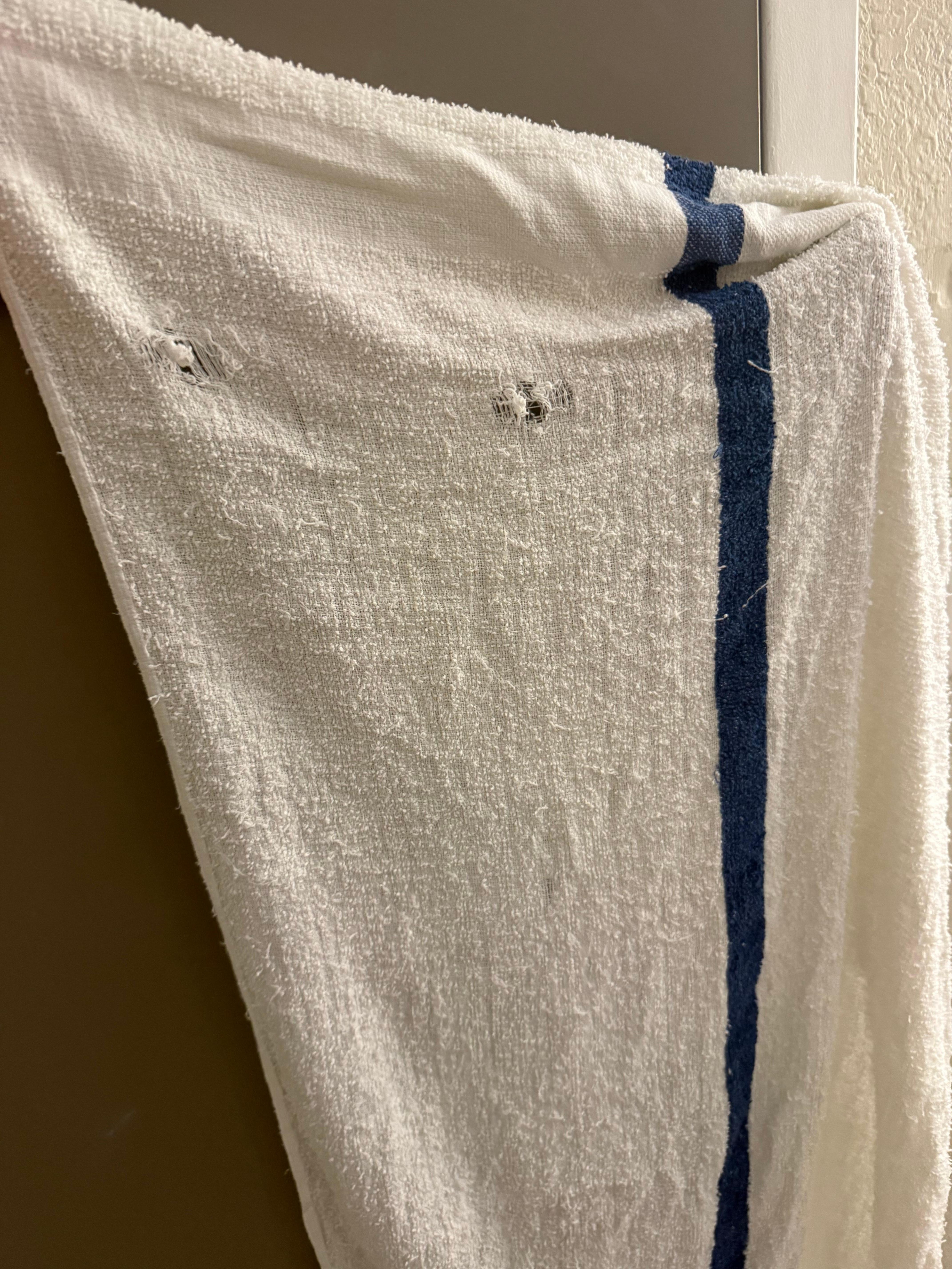 Holes in pool towels 