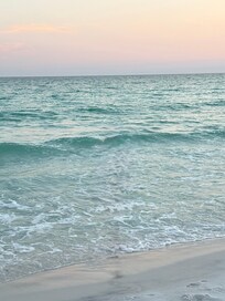 Morning walk on the beach