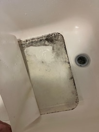 Shower under mat