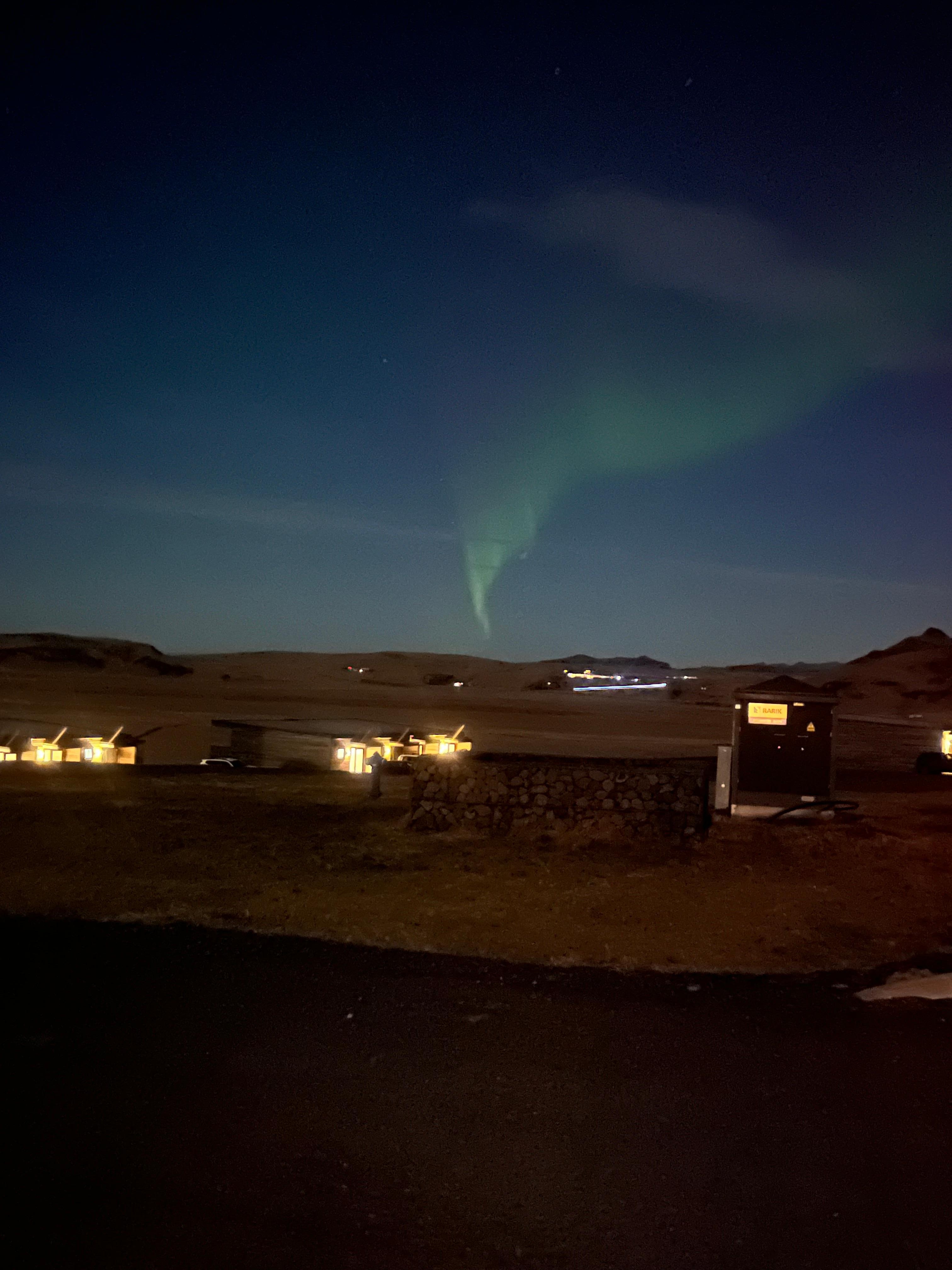 Aurora vista do quarto 