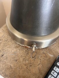 Lamp rusted and not workable