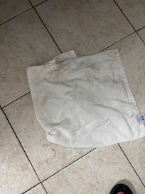 Dirty floor - 1st 5 minutes of lying in towel down