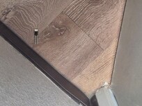 Hairline behind the bathroom door