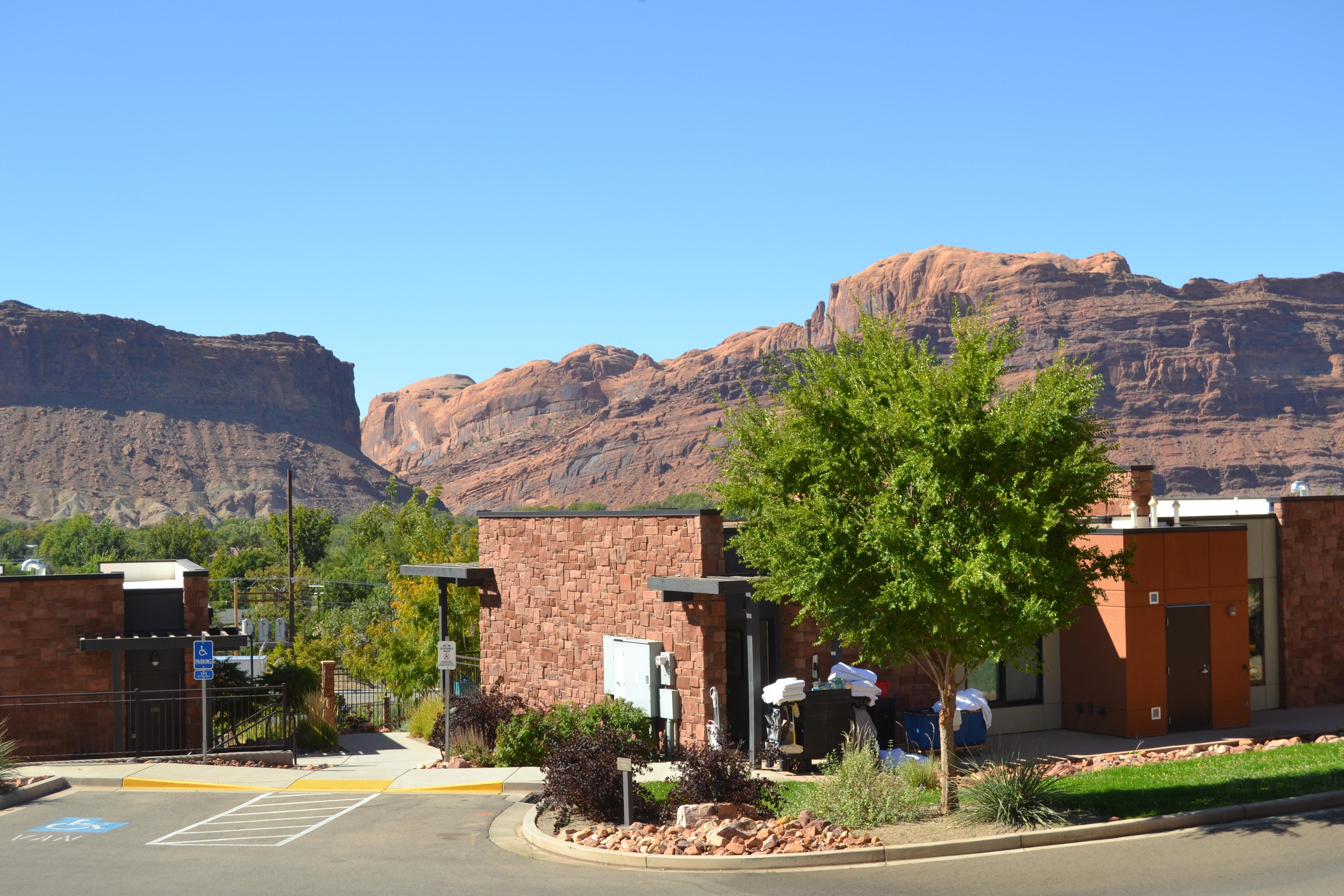 The view from the veranda was spectacular