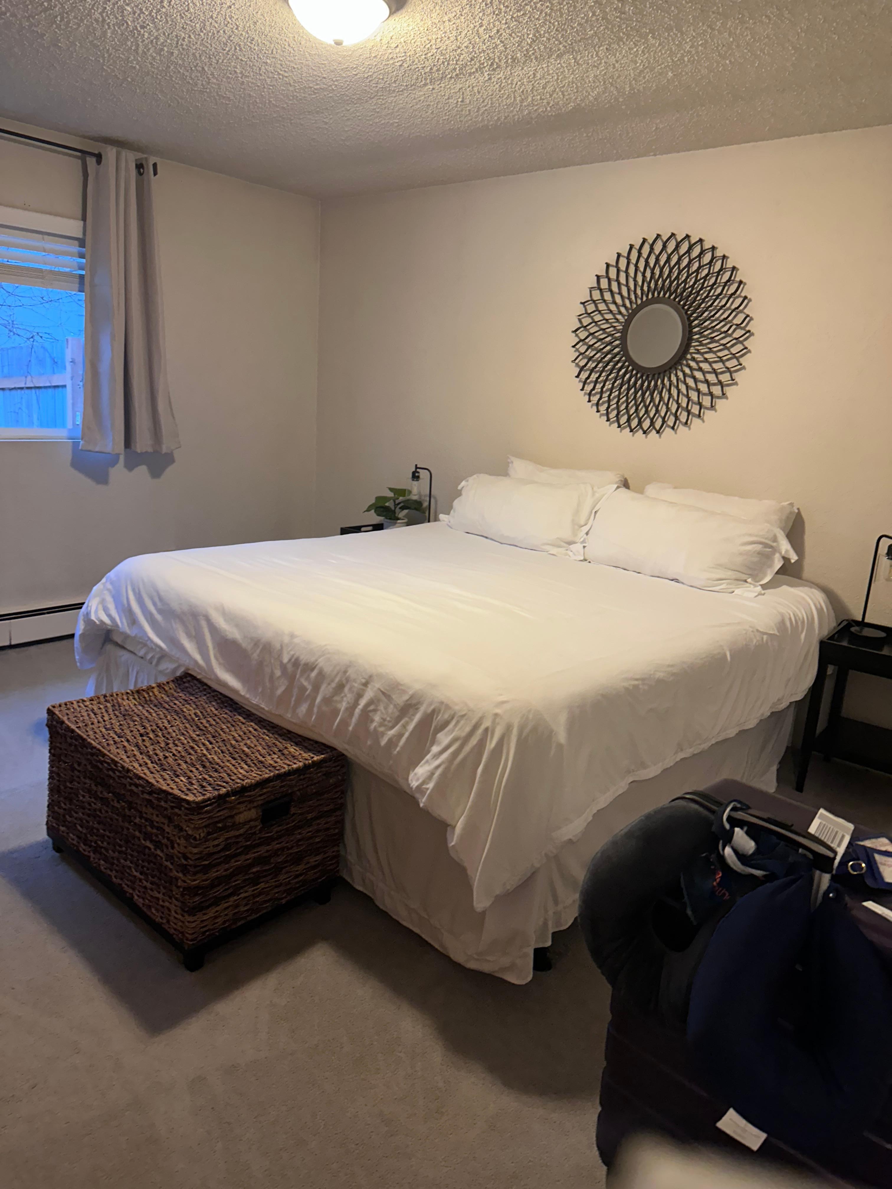 Main bed room bed was super comfortable 