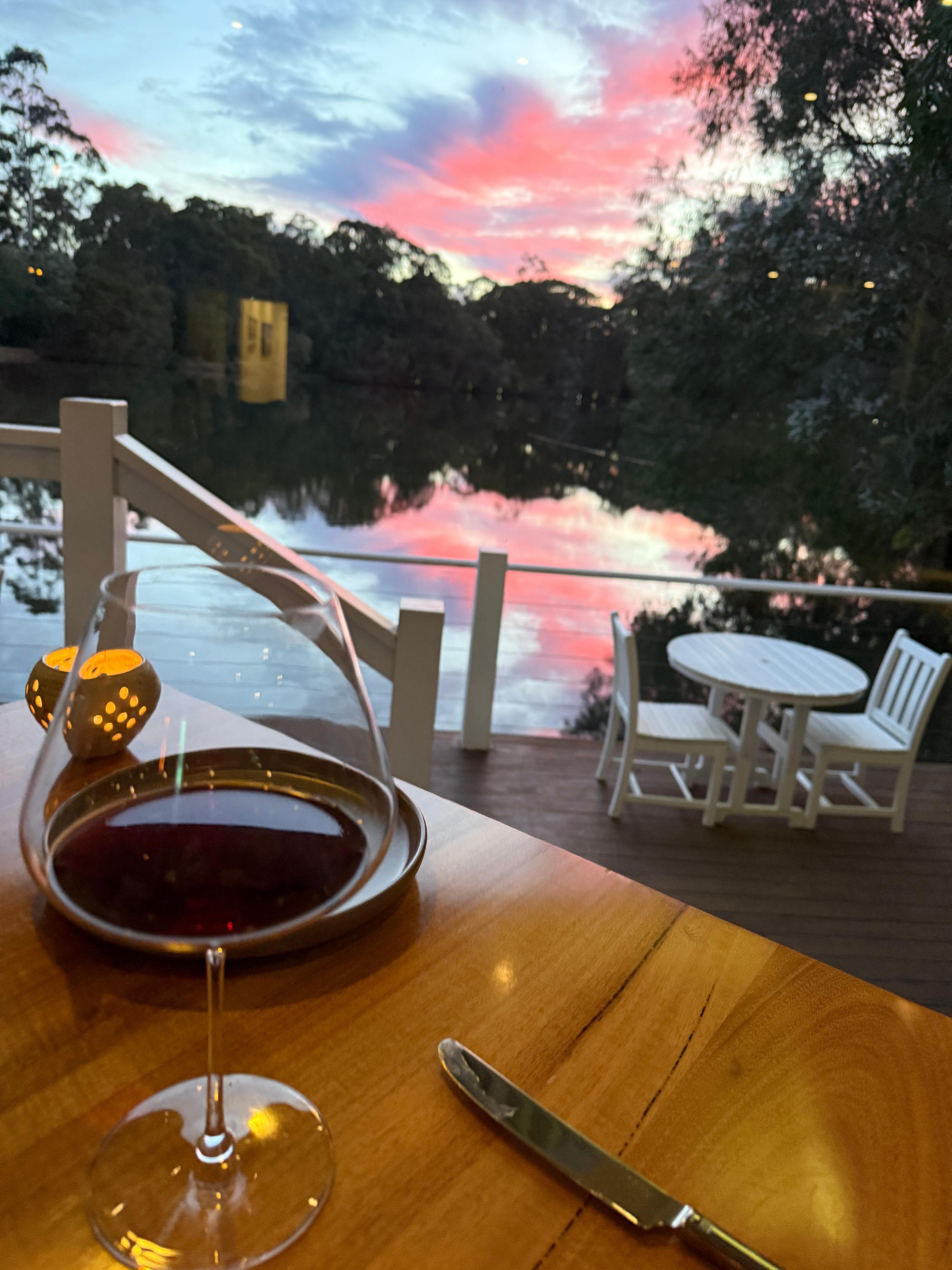 Lovely evening for sun downer.