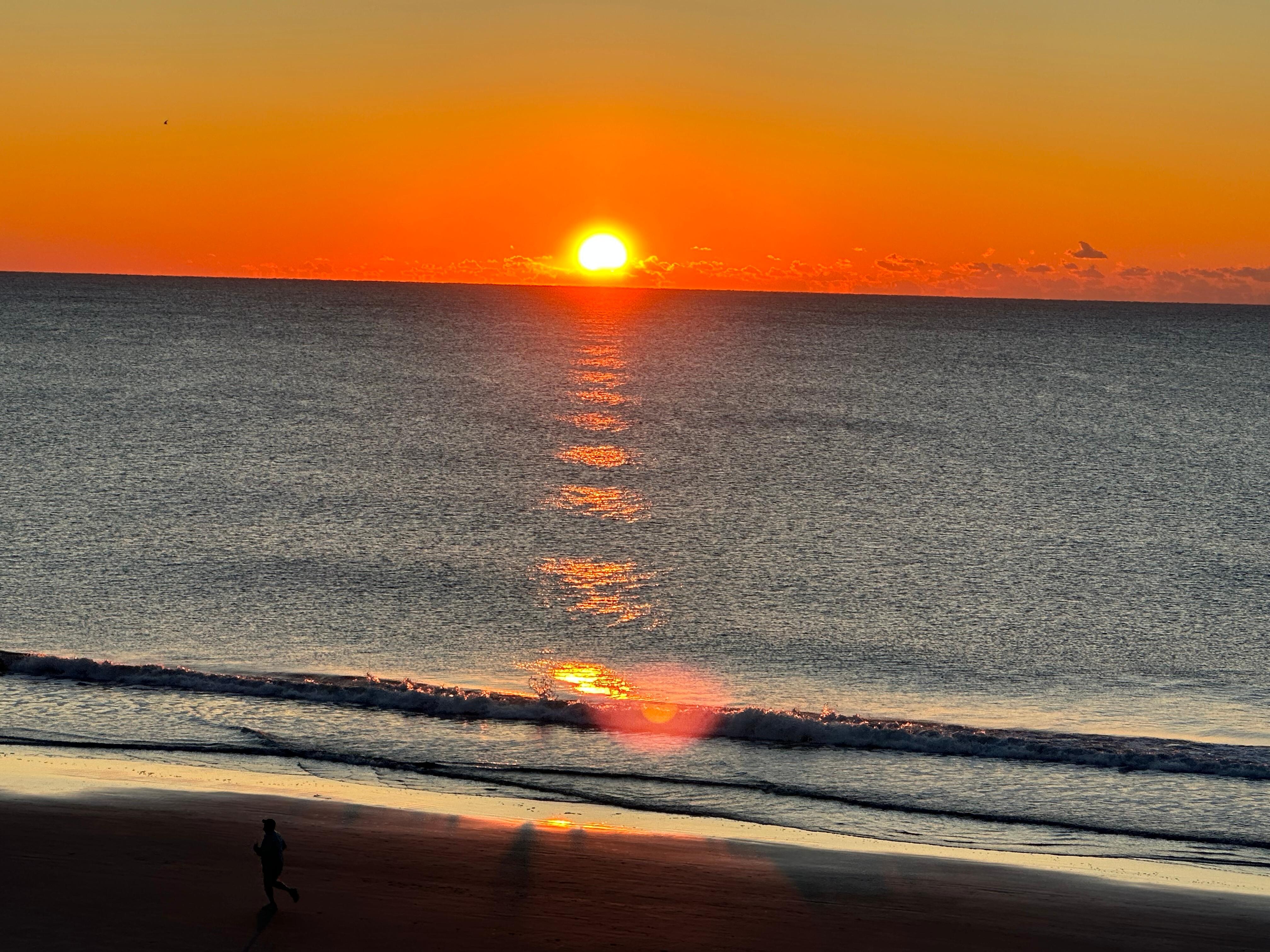 Sunset from deck!