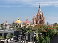 View from the rooftop deck