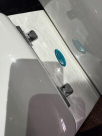 The hair on the toilet when I checked in