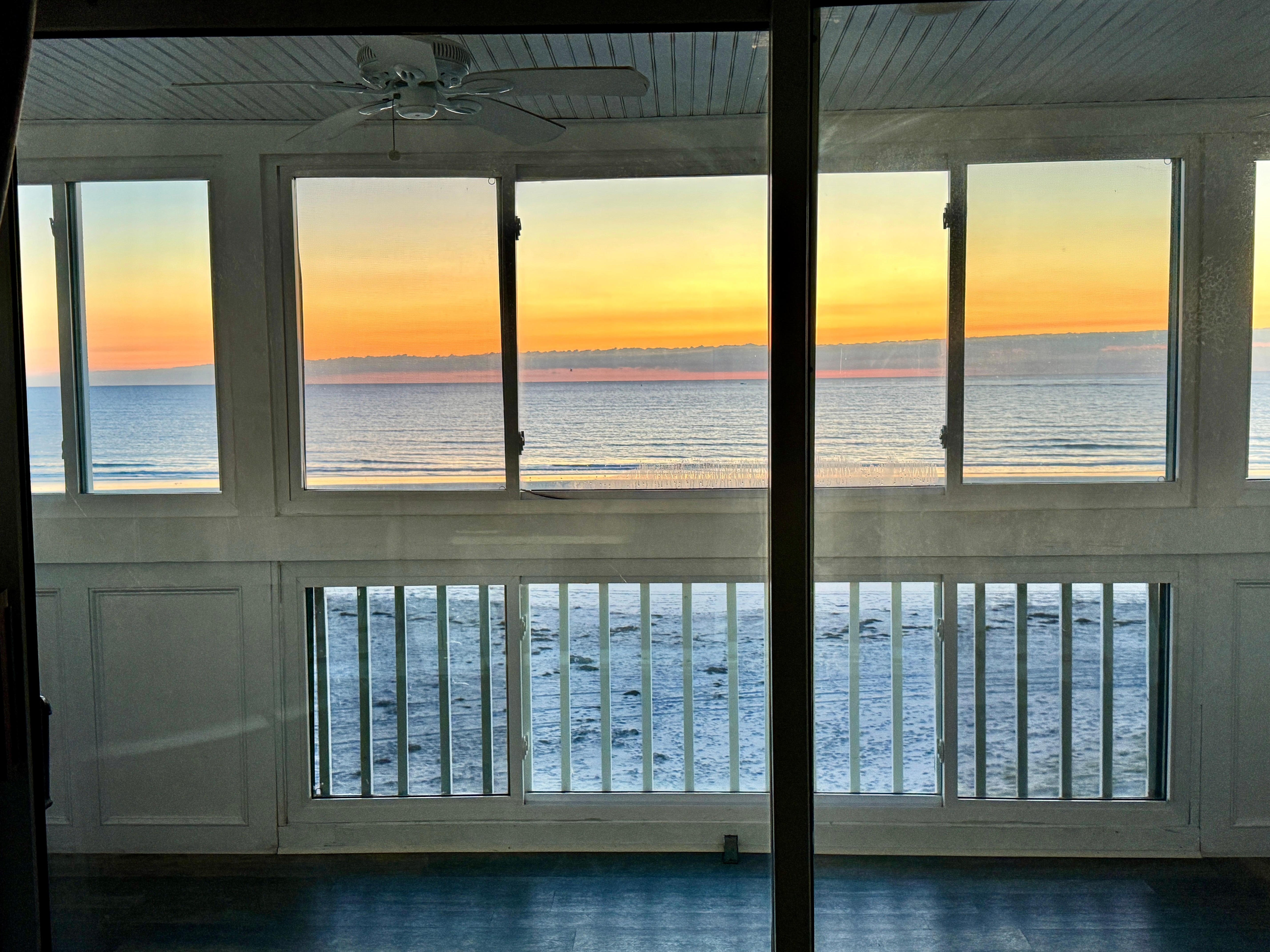 Sunrise from the kitchen 