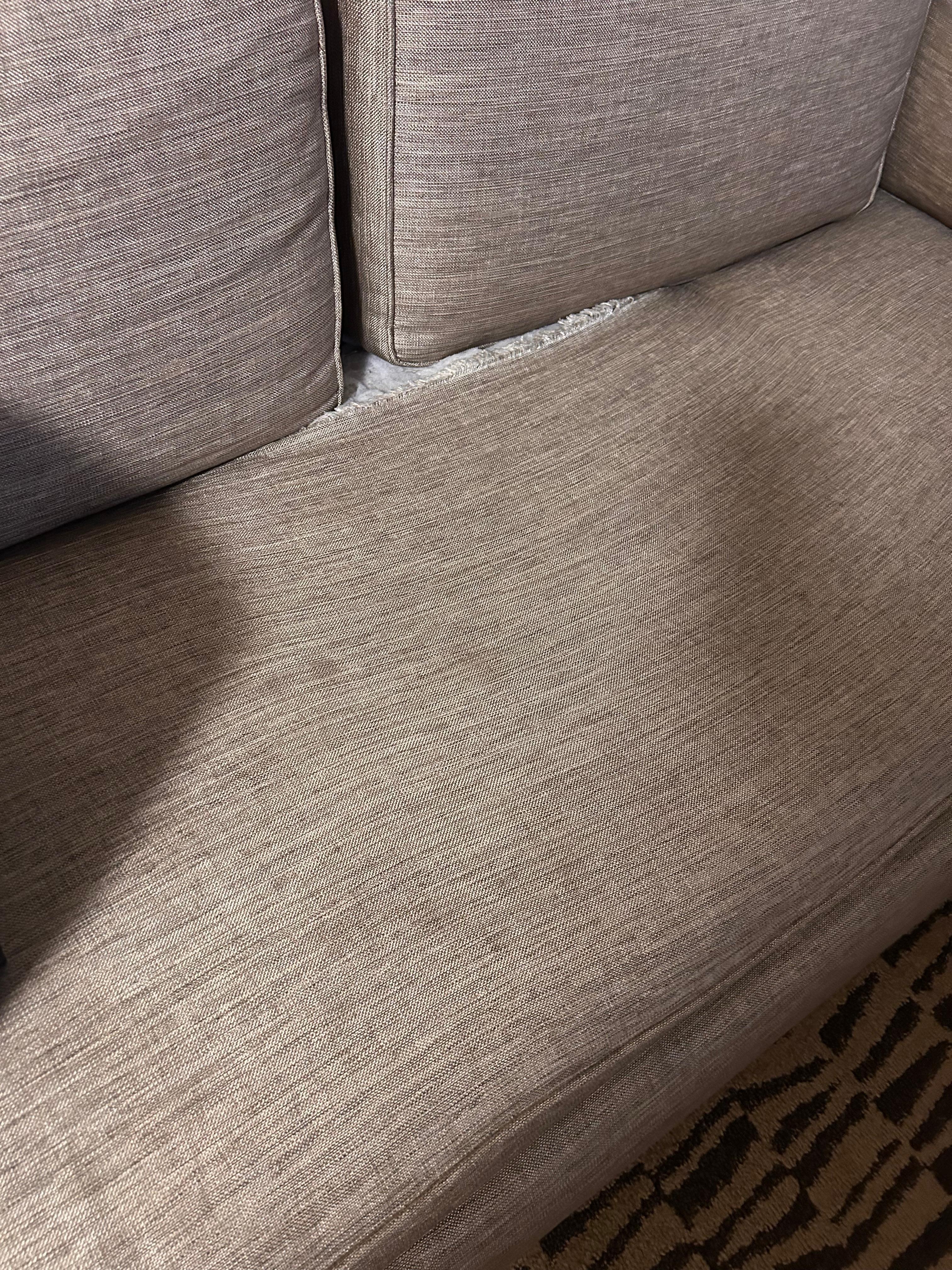 Tear in couch