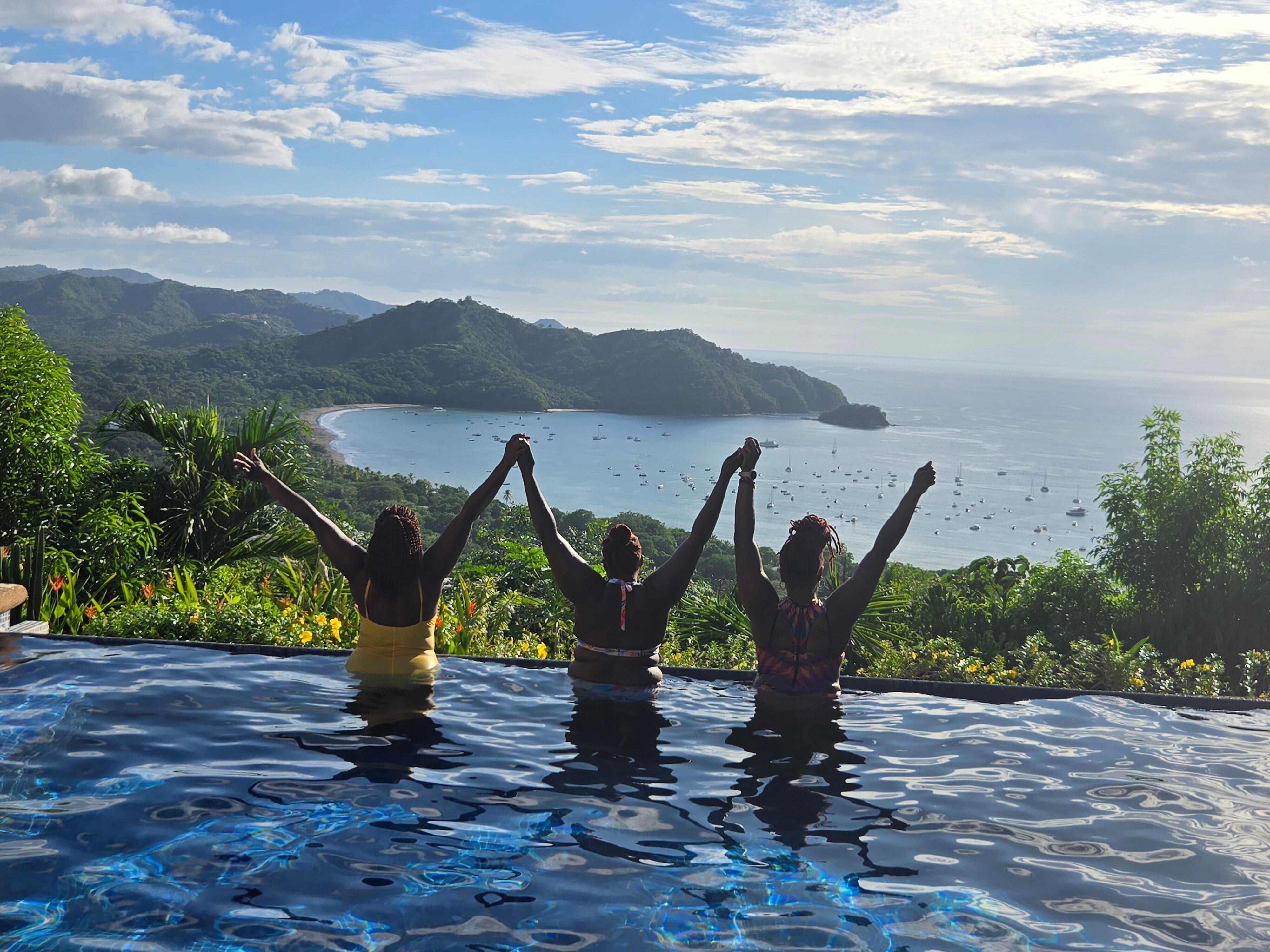 View from the pool
