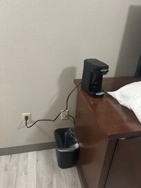 moved coffee machine to working outlet
