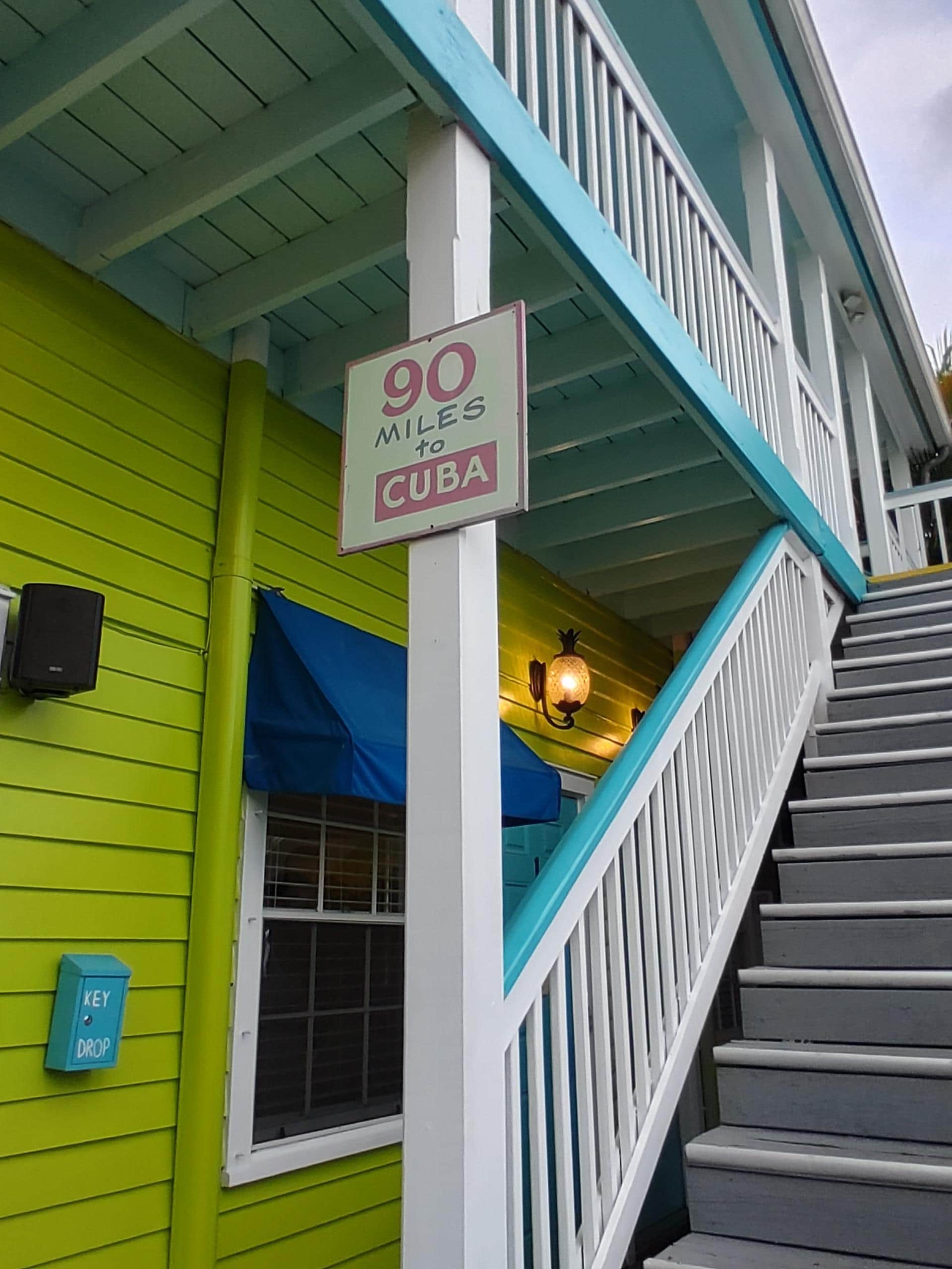 The beautifully decorated Caribbean house