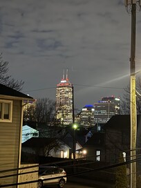 The view from the balcony. So lovely.