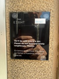 When I first arrived, the buzzer went unanswered for many minutes