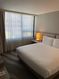 Comfortable bed that runs a bit warm