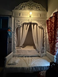 One of the built in beds