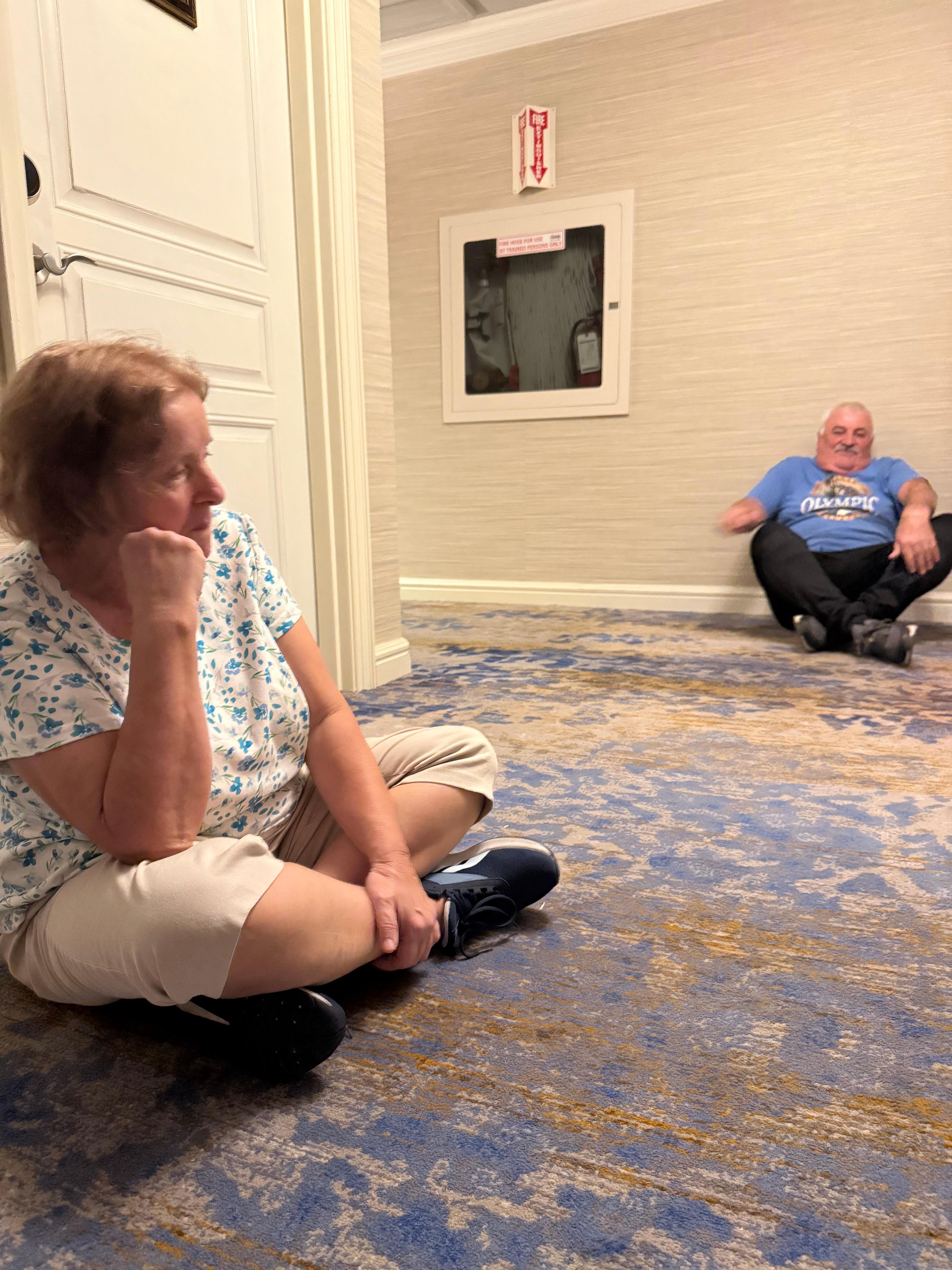 We’re sitting next to our room door and unable to to get in. Electronics lock doesn’t work. Front desk person could not help, manager wasn’t available because it’s Saturday. Our 50th Anniversary was destroyed. 