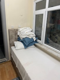 Recebemos um quarto bagunçado