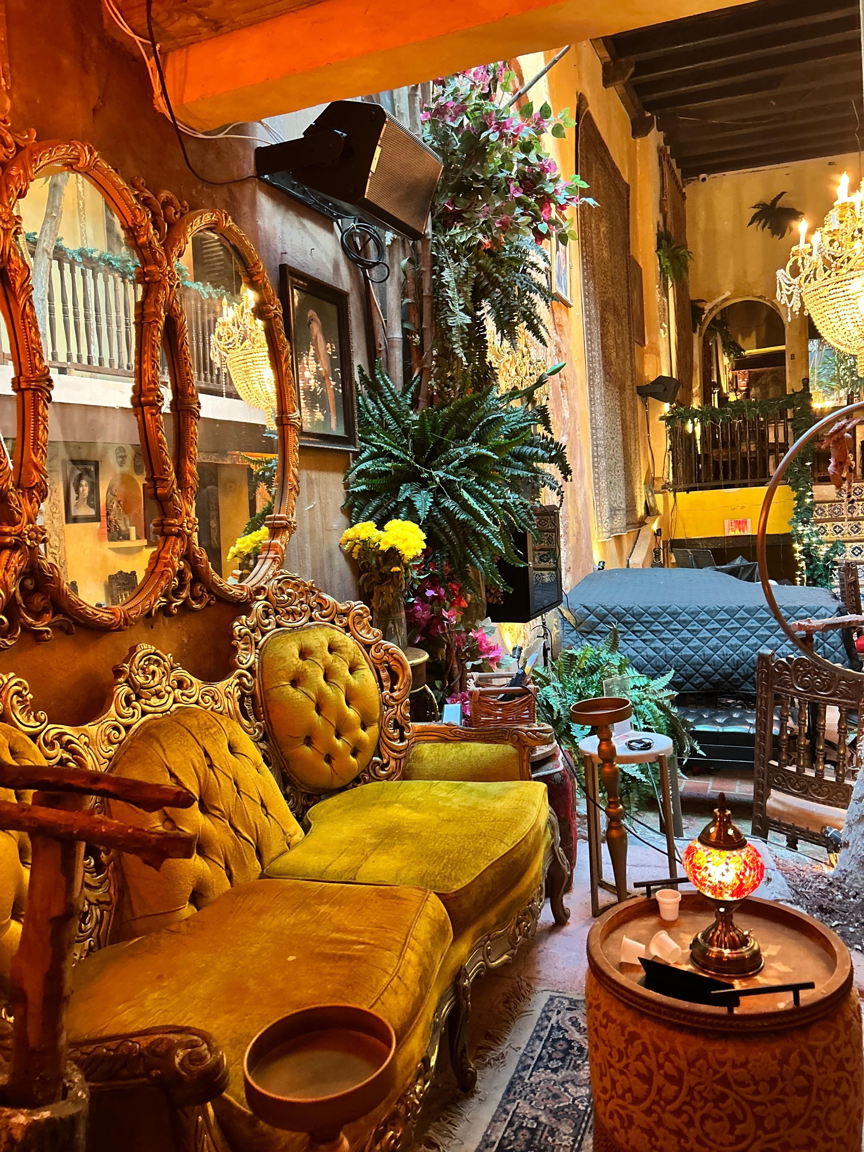 Main room where jazz is performed 