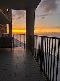 Balcony sunrise
