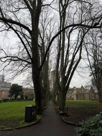 Il parco di fronte la nostra camera.
Zona tranquilla
A pochi passi da Cabout Circus e St Nicholas