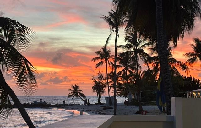 Sunset from the Terrace