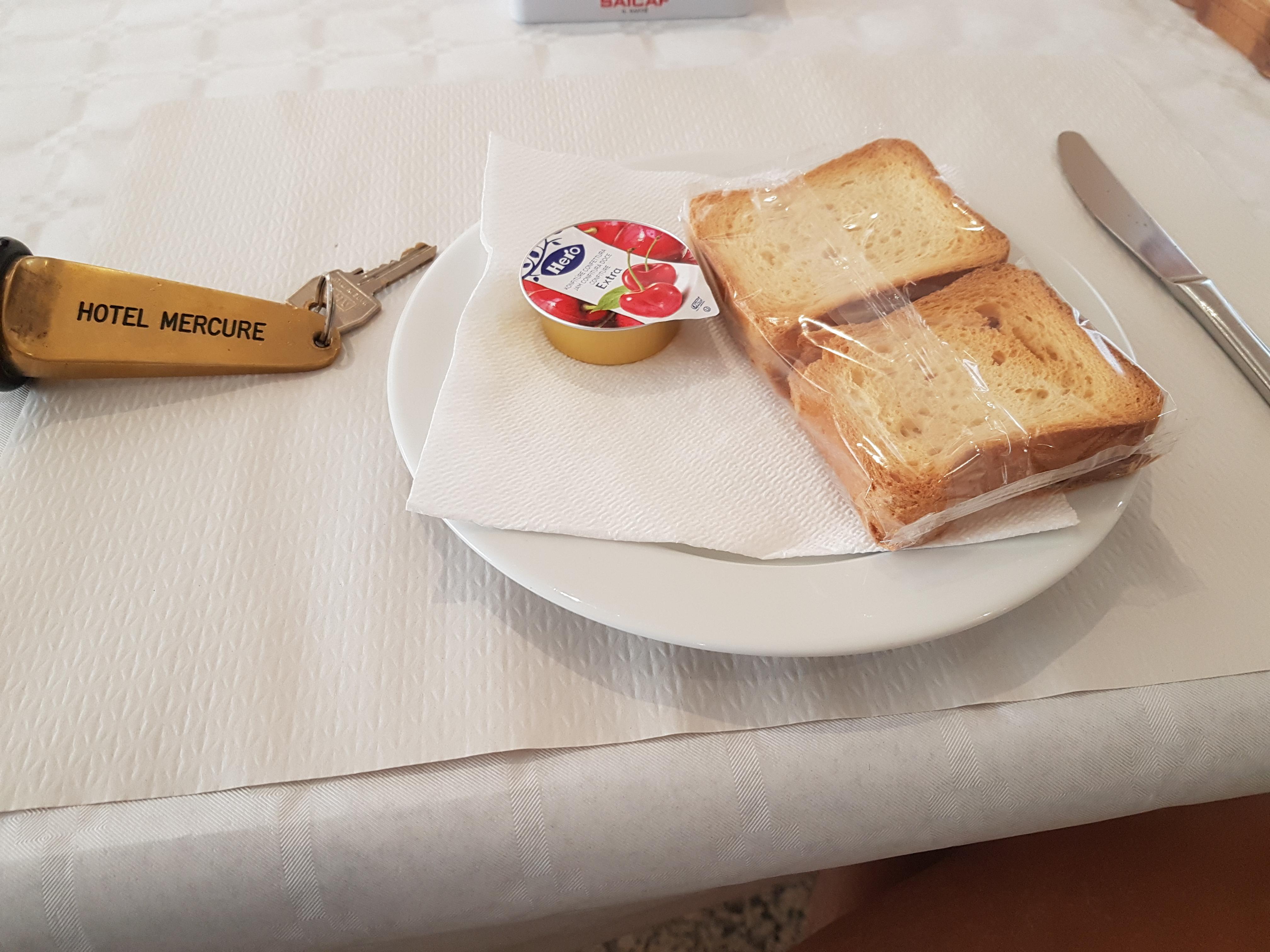 Petit déjeuner décevant 