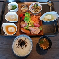朝食バイキング