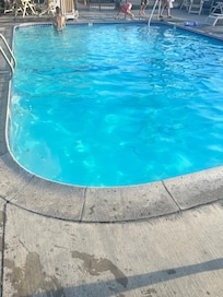 Swimming pool was a lot of fun and not too deep