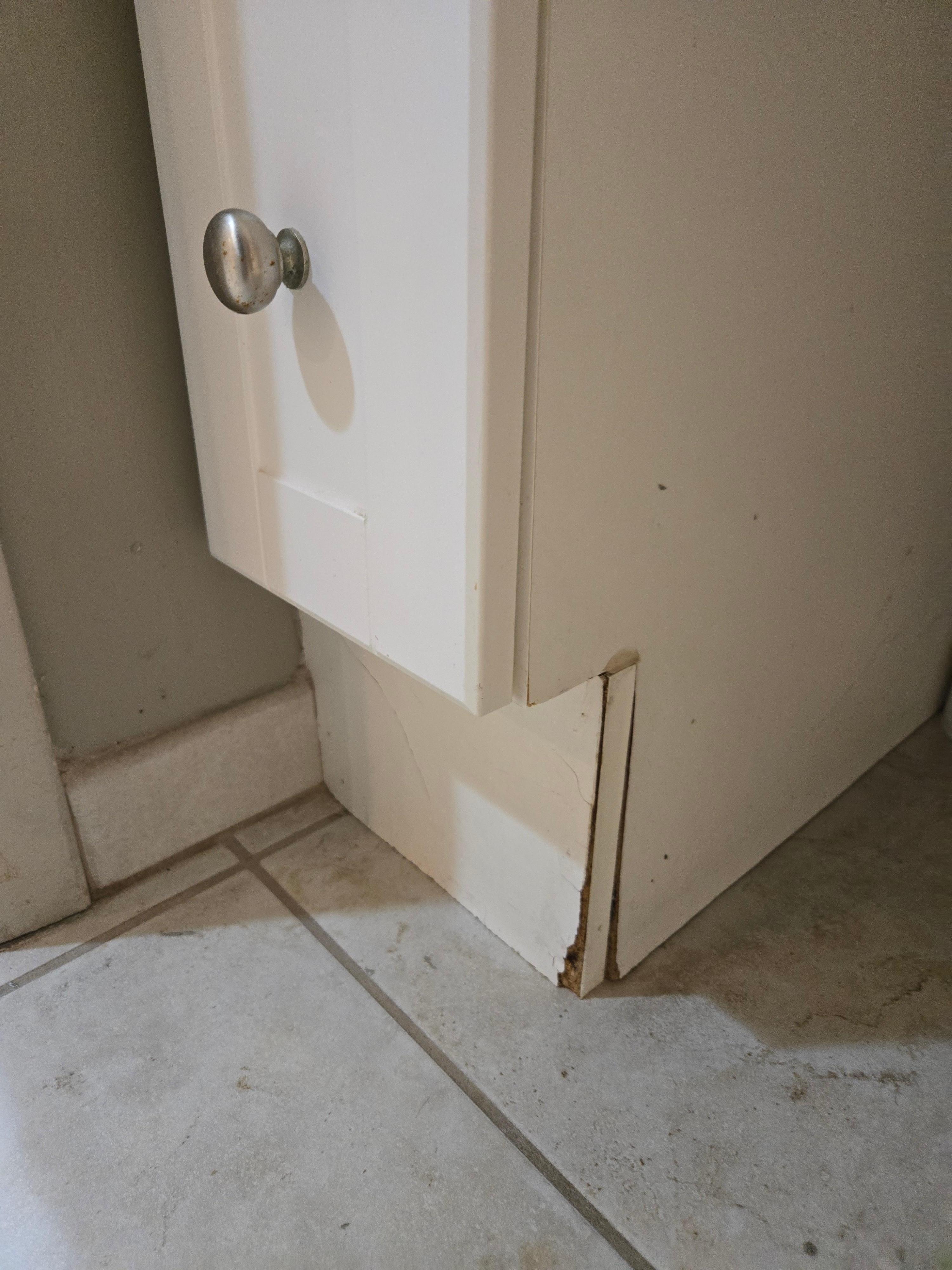 Cabinetry indeed of repair.