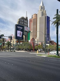 Right across the street from the hotel.