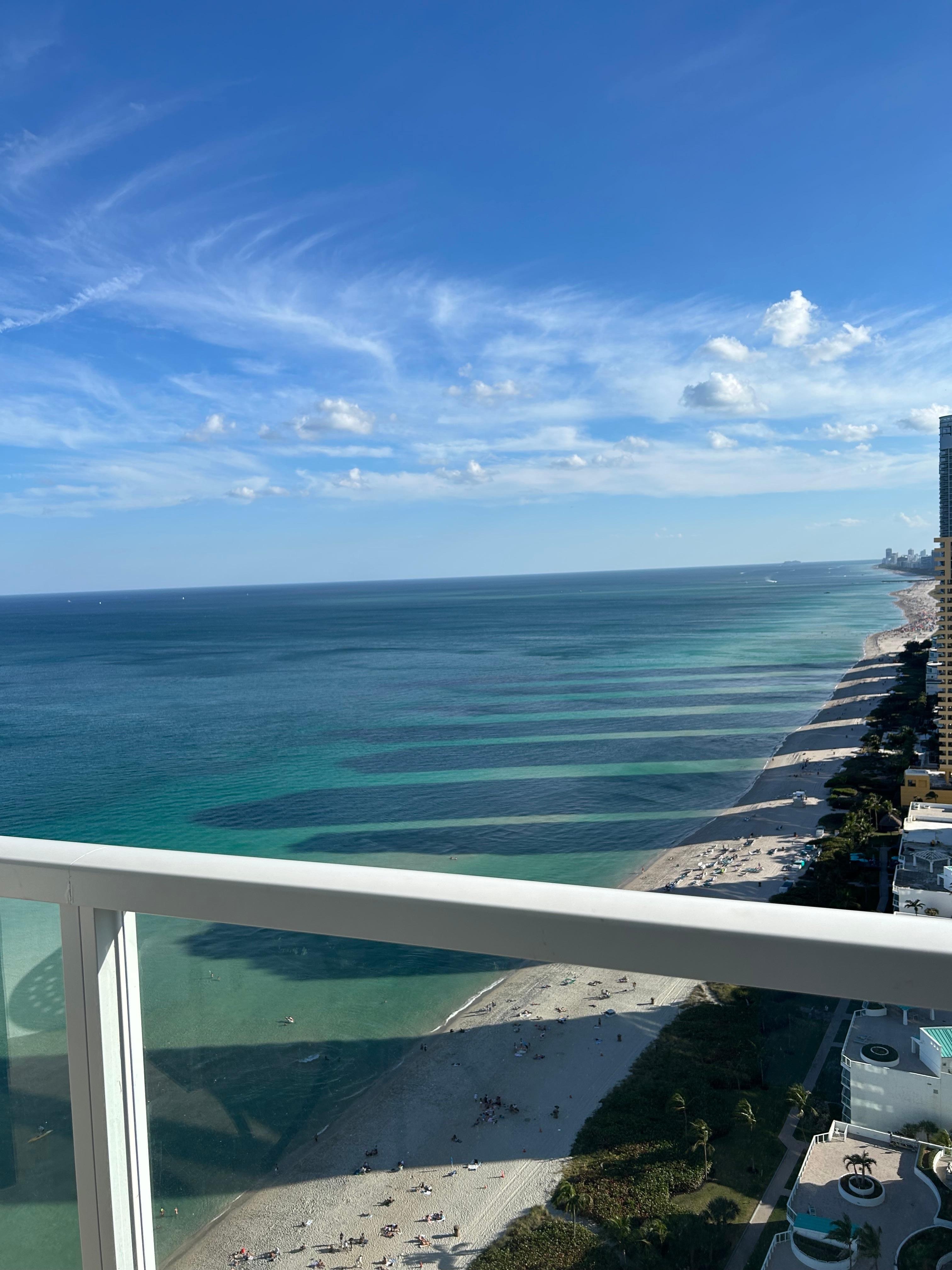 From the main living area. Looking to the right we could see city views 