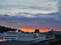 View from the room balcony.