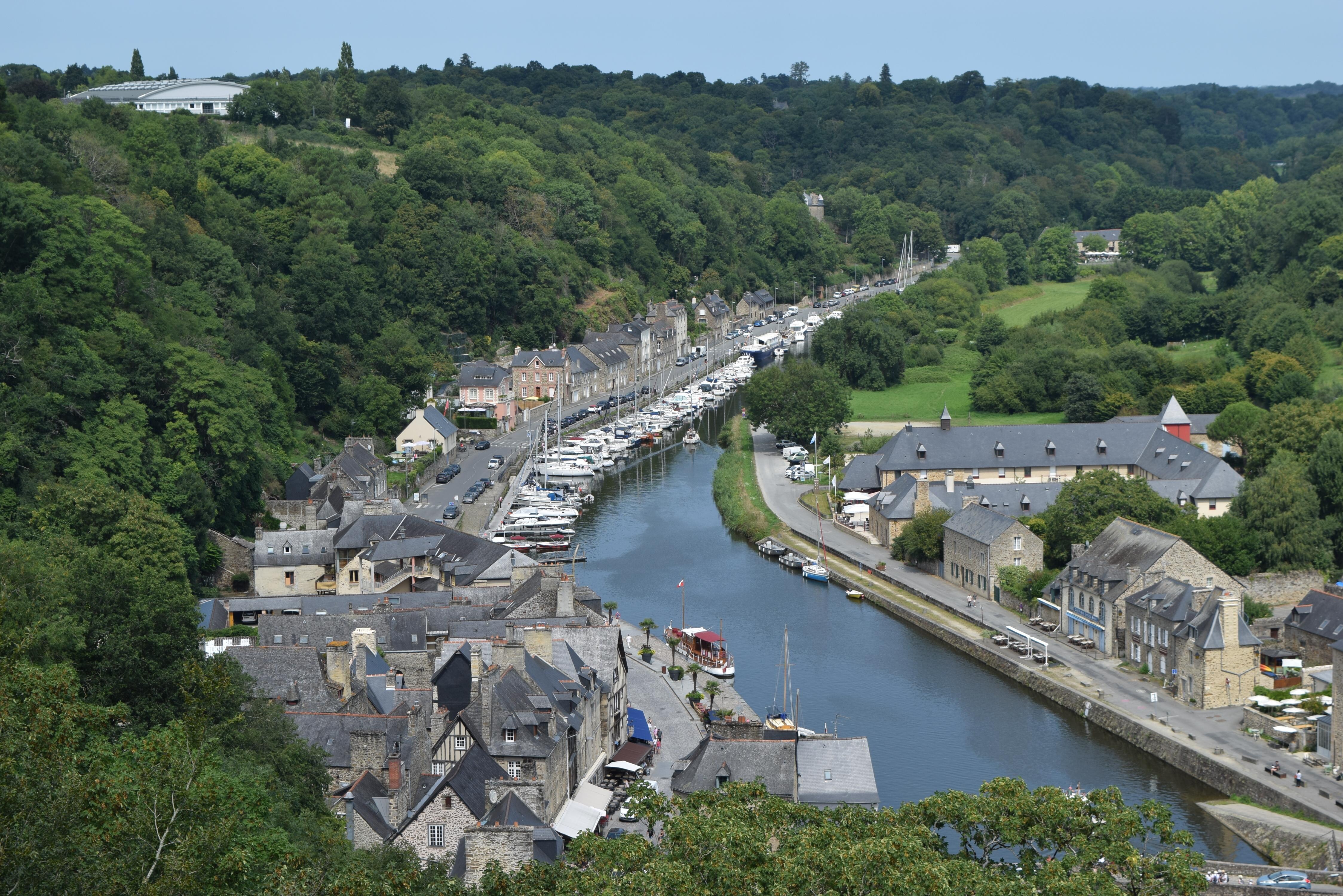 Dinan river and harbour