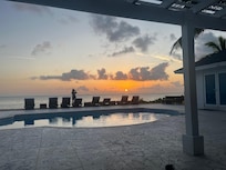 Sunrise from the pool deck