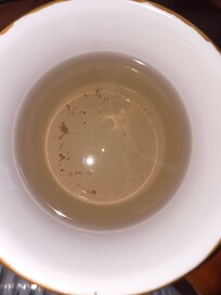 Got a moldy coffee pot this was the 1st of just water that I ran through