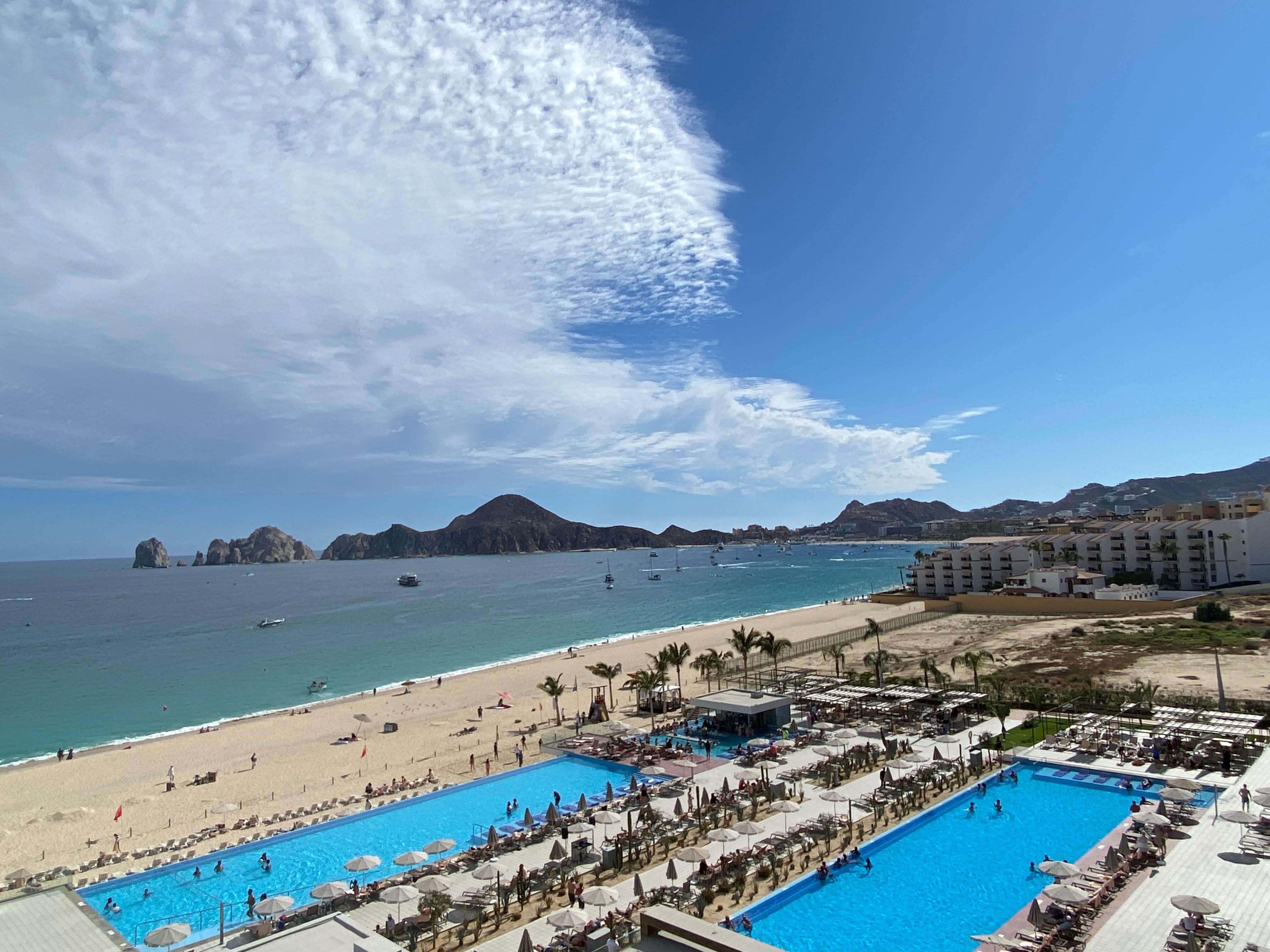 View from our ocean front suite. 